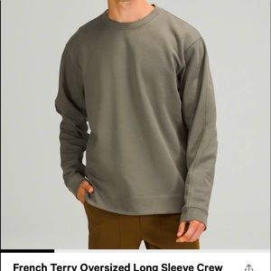 Lulu lemon men’s oversized sweatshirt medium